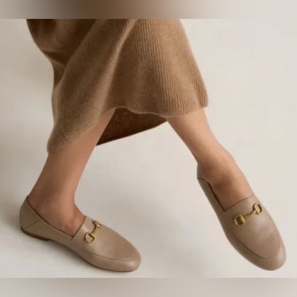 Quince Italian Leather Horsebit Loafer Women’s size 8‎ NWT Tan